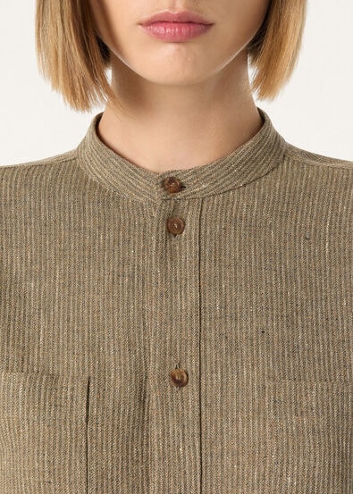 GYLES SHIRT SARTORIAL LINEN CREPE