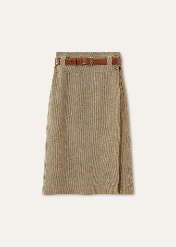 ISOTTA SKIRT SARTORIAL LINEN CREPE_FAQ6278_F7SH_8
