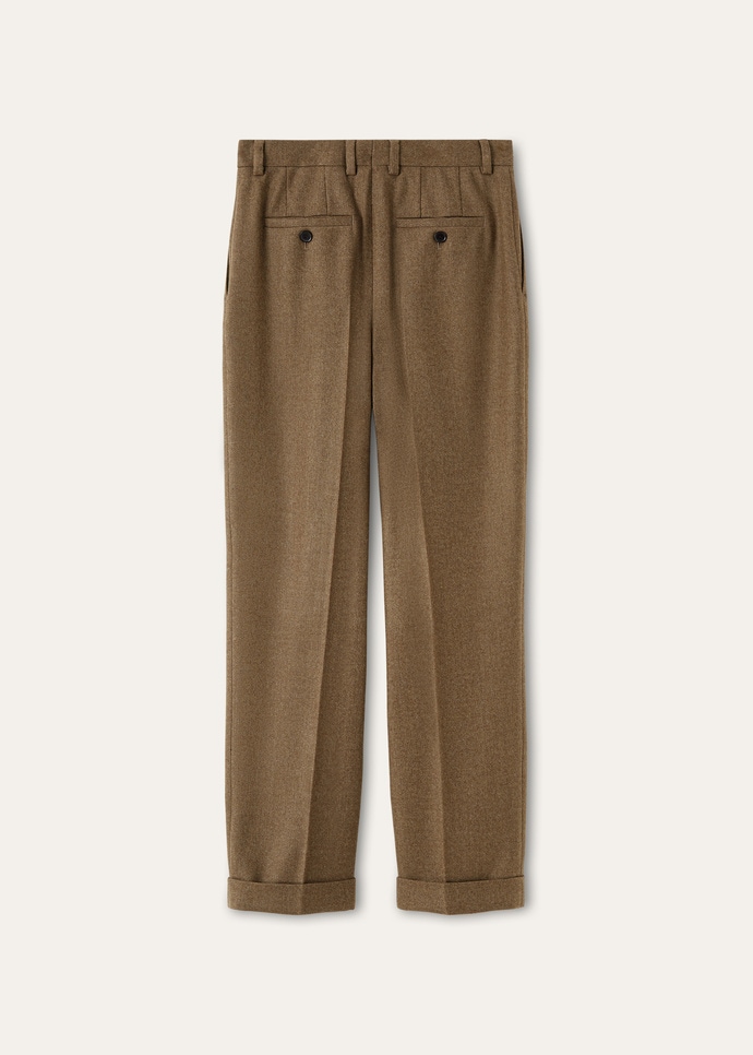 LOUIS HEM TROUSERS WOOL CASH FLANNEL_FAQ6317_H1CS_6