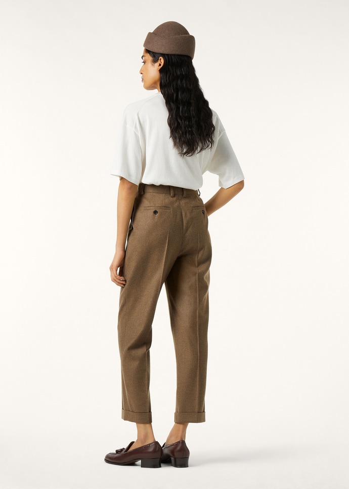 LOUIS HEM TROUSERS WOOL CASH FLANNEL_FAQ6317_H1CS_4