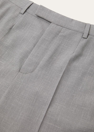 LOUIS HEM TROUSERS ZELANDER WOOL SILK