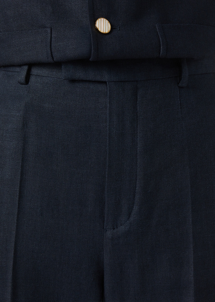 LOUIS HEM TROUSERS STRUCTURED LINEN WOOL_FAQ6321_W000_2