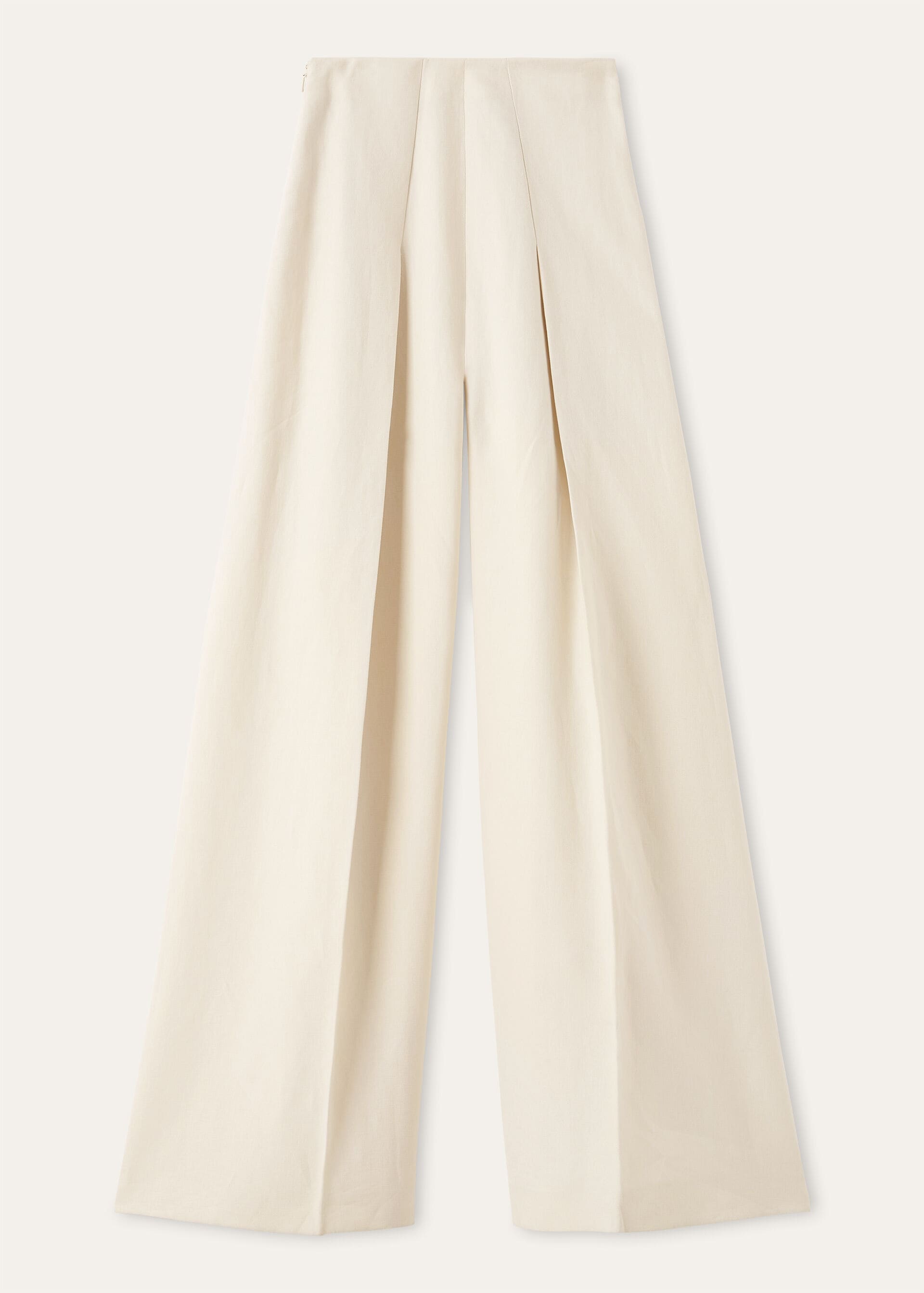 LANFORD TROUSERS CANVAS LINEN FLOWER