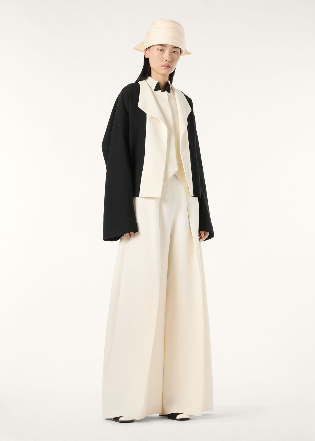 LANFORD TROUSERS CANVAS LINEN FLOWER