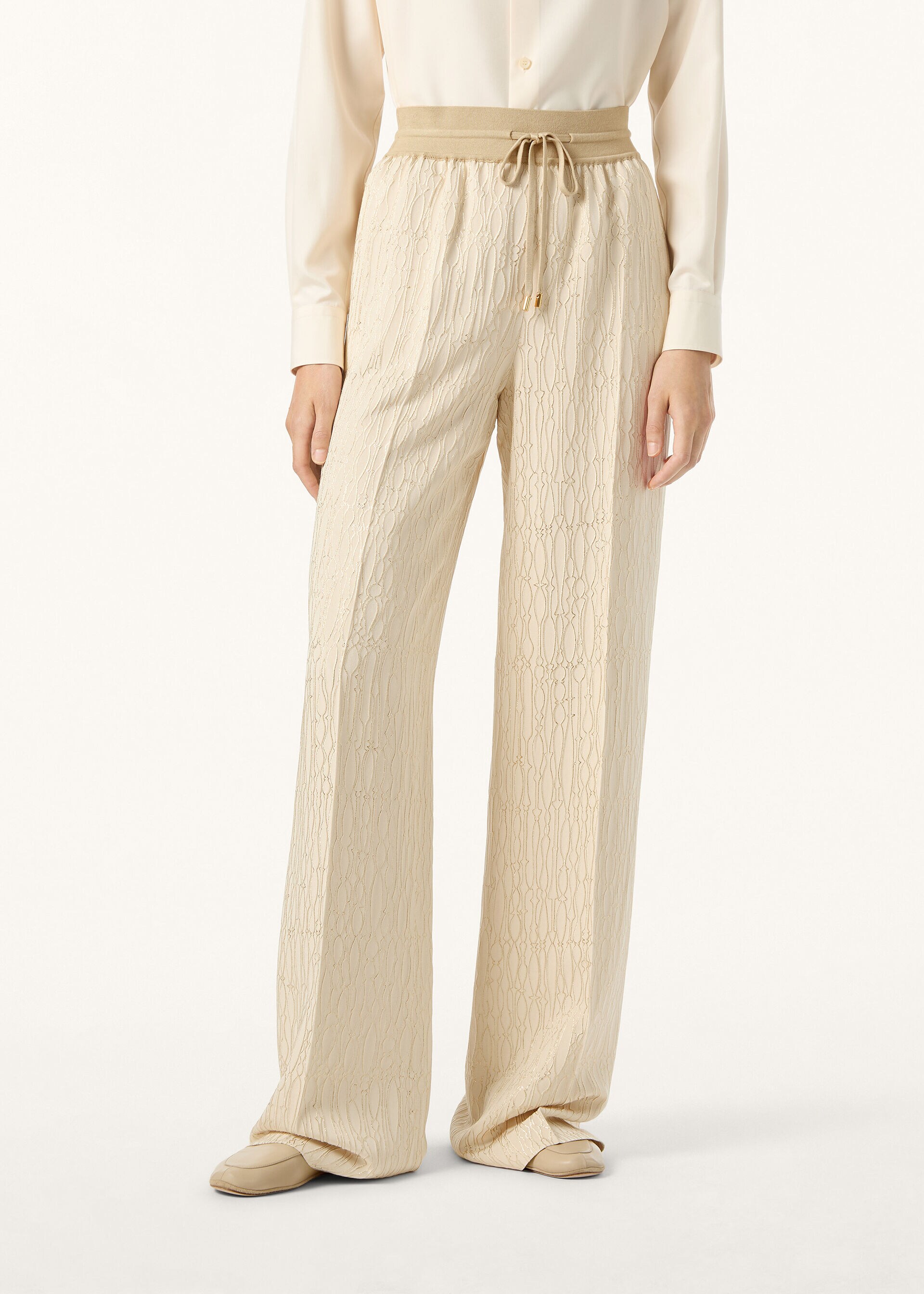 SANDLER TROUSERS GOLDEN SPOLETTE