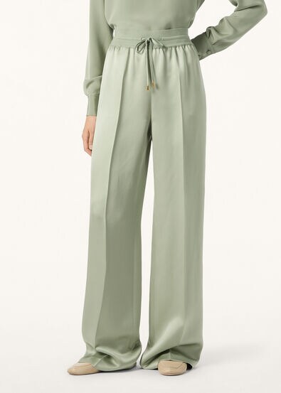 SANDLER TROUSERS SATIN MIREILLE