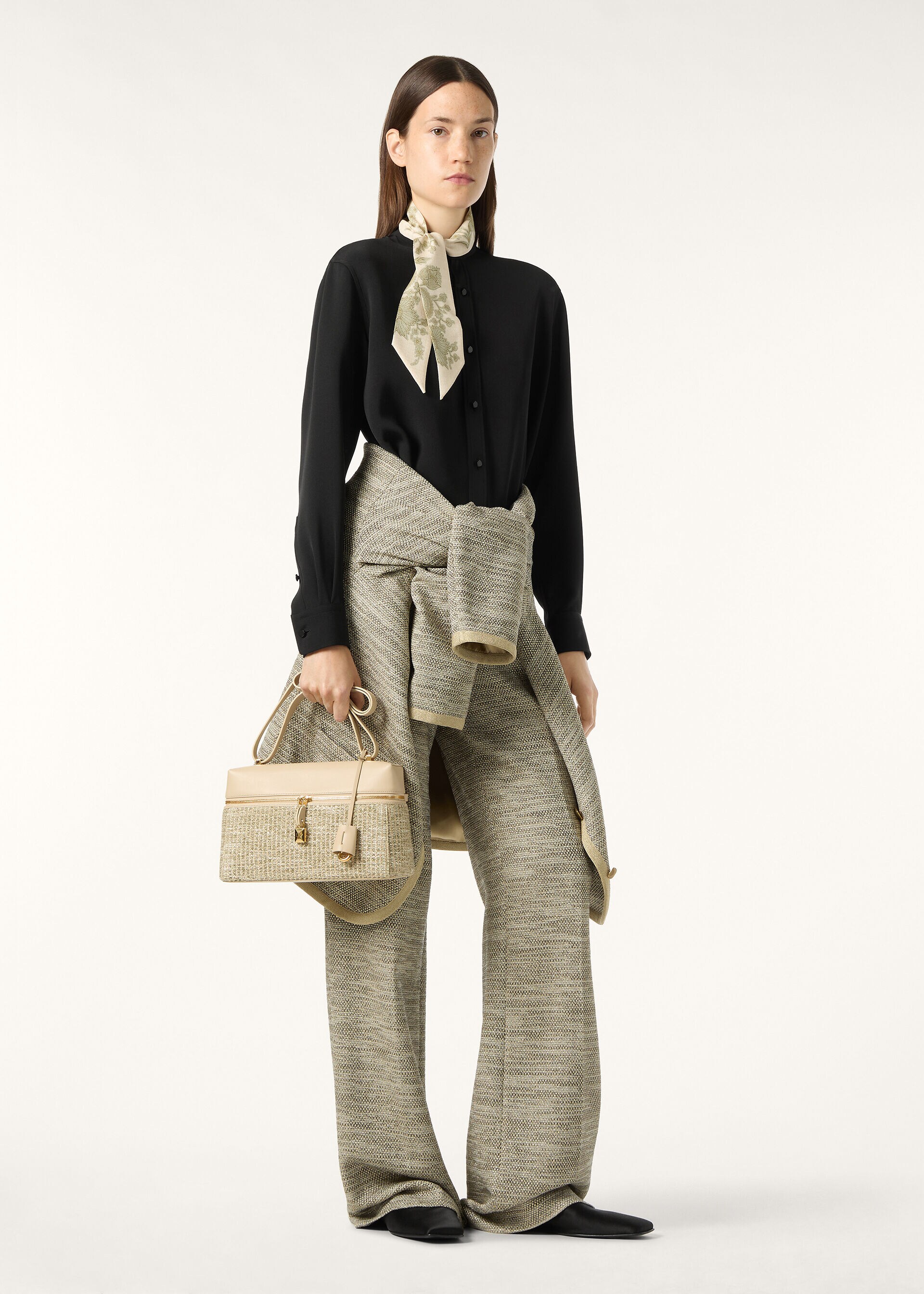 TIMI TROUSERS LUREX JACQUARD