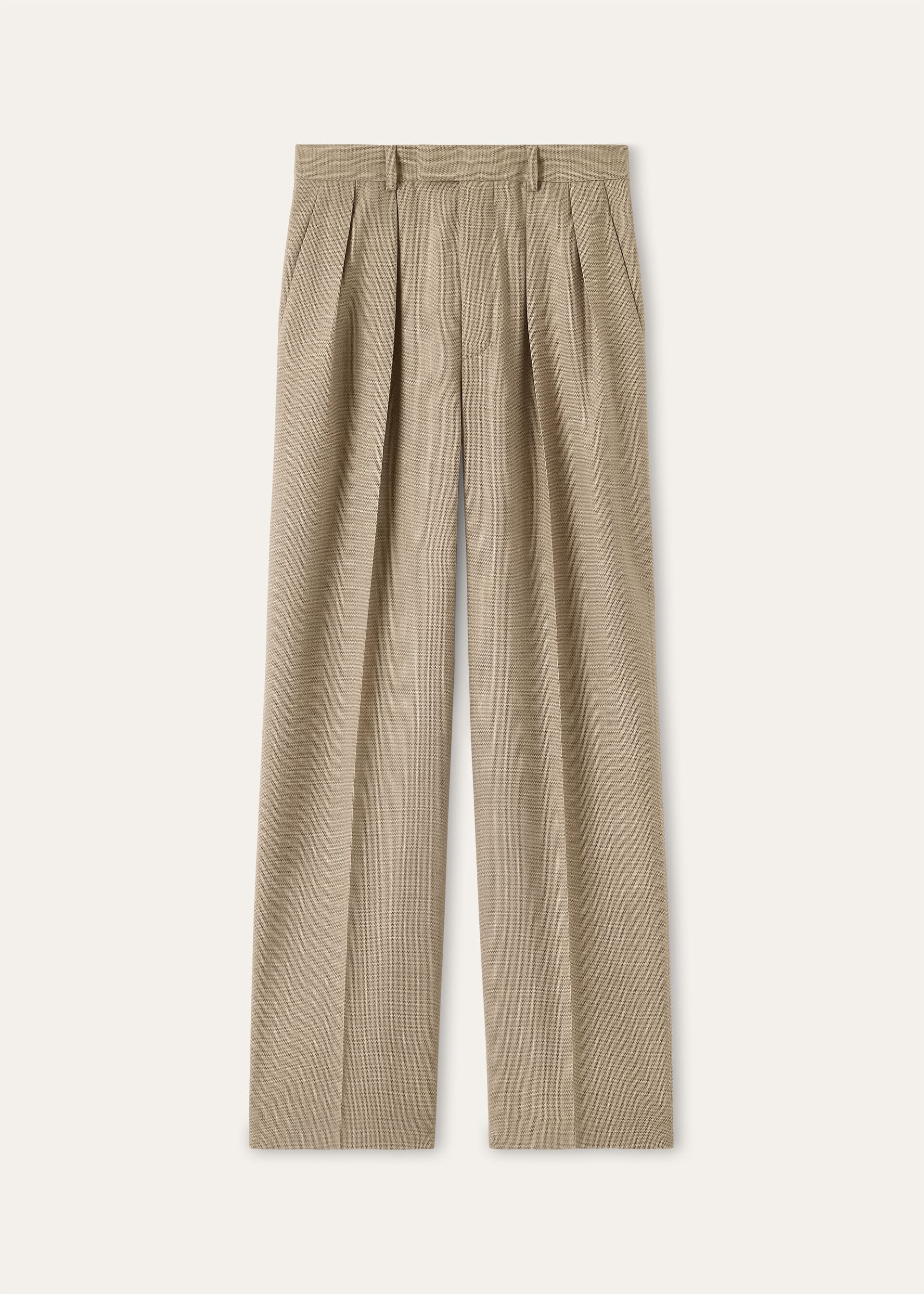 RODGER TROUSERS STRUCTURED WOOL CREPE