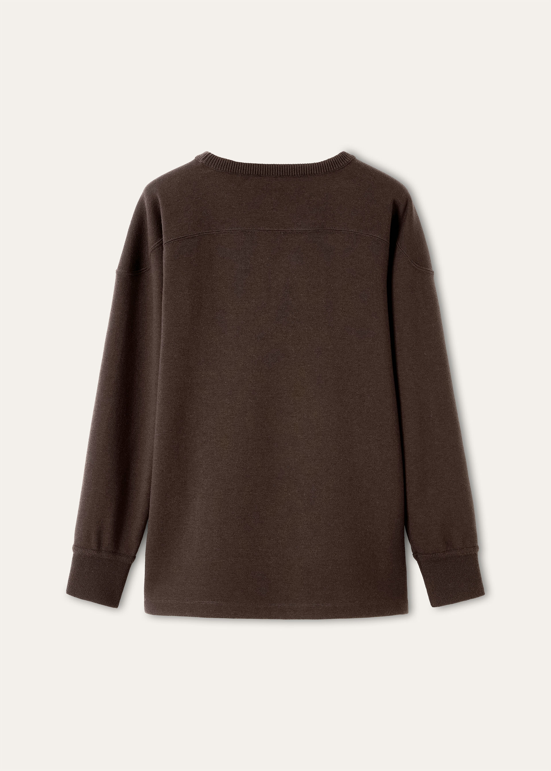 WINTERDALE CREWNECK SWEATSHIRT WOOL CASH STRIPES