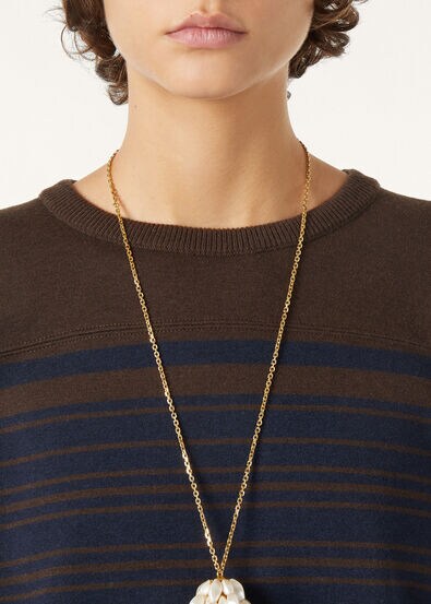 WINTERDALE CREWNECK SWEATSHIRT WOOL CASH STRIPES