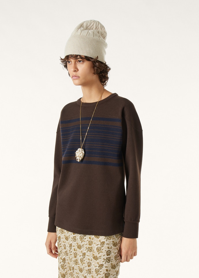 WINTERDALE CREWNECK SWEATSHIRT WOOL CASH STRIPES_FAQ6448_F7TZ_3