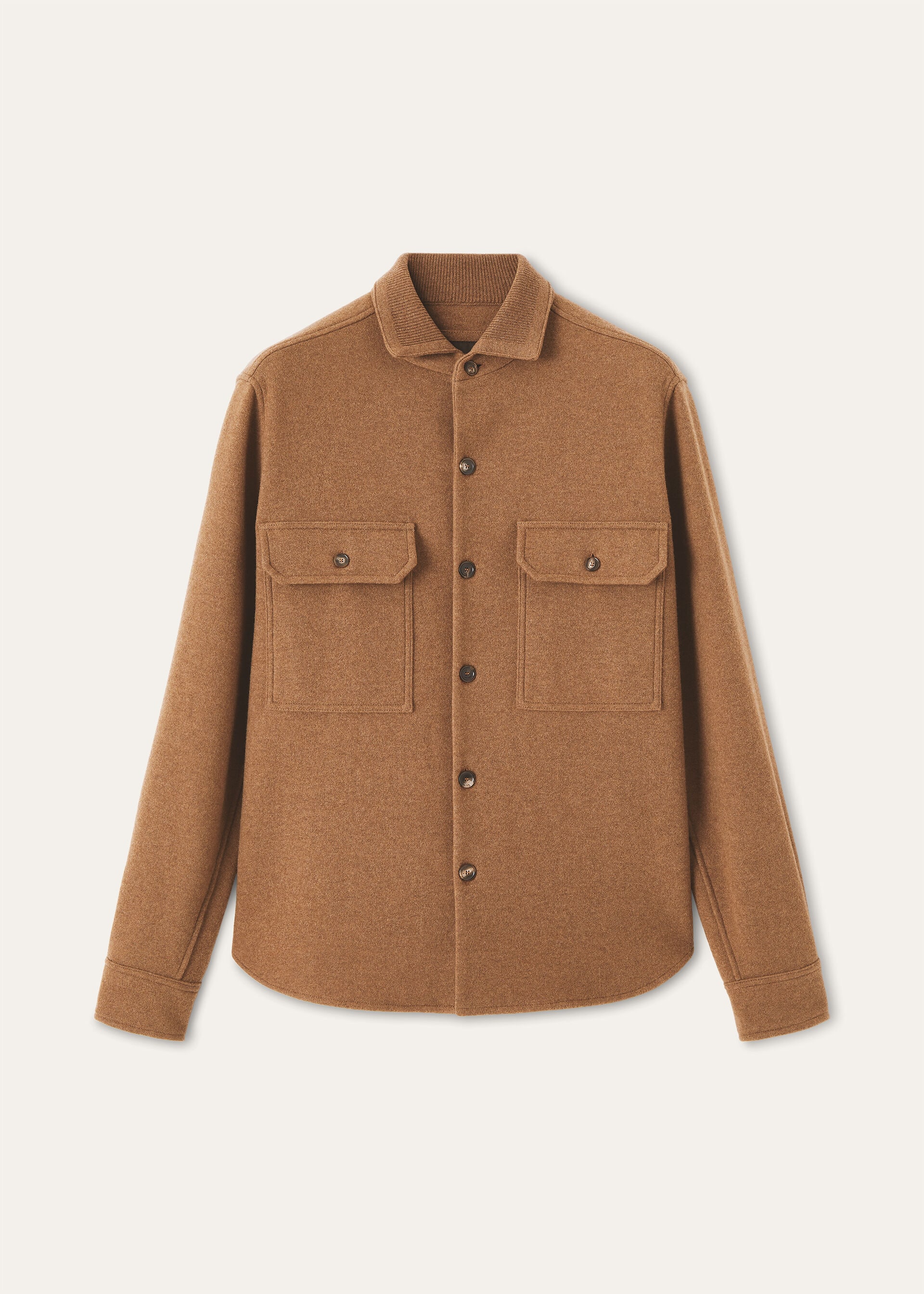 HAZEL OVERSHIRT FLEECE WOOL CASH