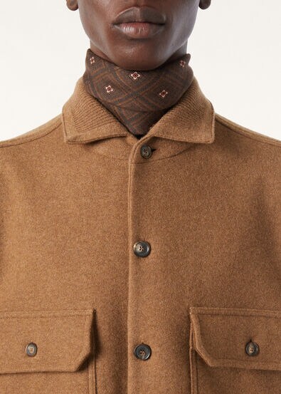 HAZEL OVERSHIRT FLEECE WOOL CASH