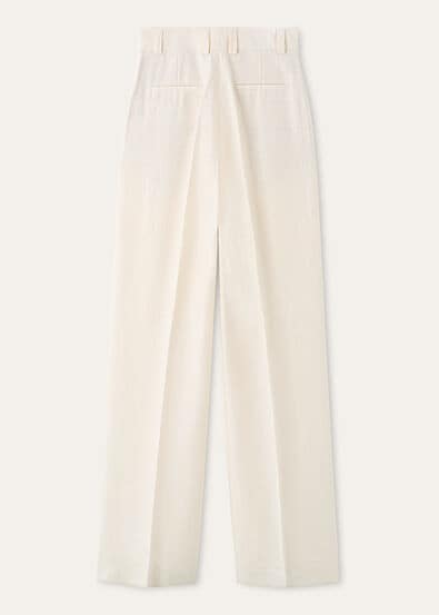 LODGER TROUSERS STRUCTURED LINEN WOOL