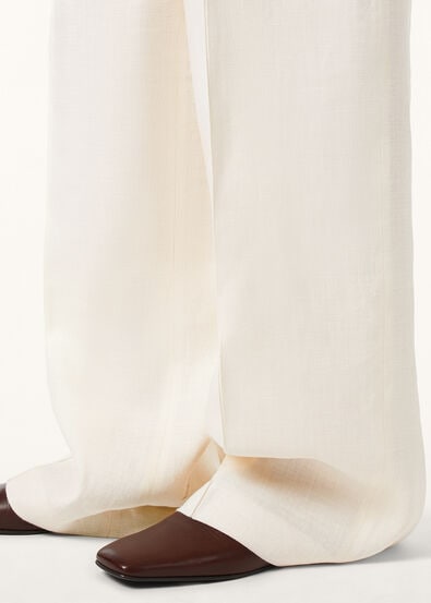 LODGER TROUSERS STRUCTURED LINEN WOOL