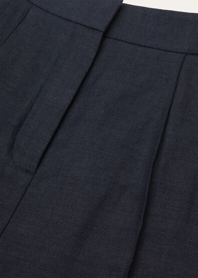 LODGER TROUSERS STRUCTURED LINEN WOOL