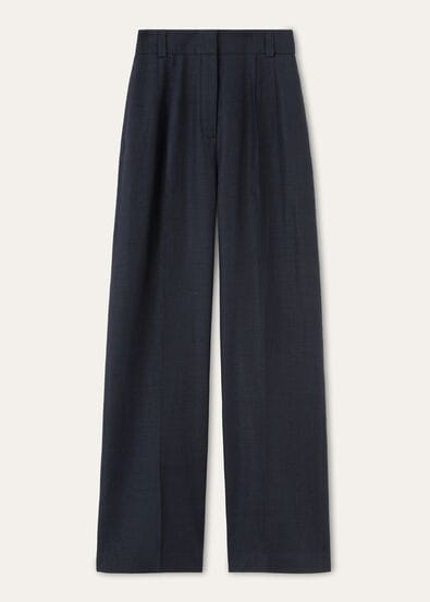 LODGER TROUSERS STRUCTURED LINEN WOOL
