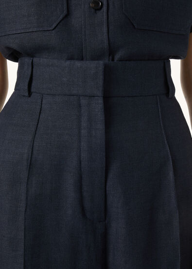 LODGER TROUSERS STRUCTURED LINEN WOOL