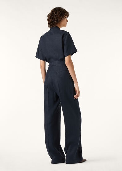 LODGER TROUSERS STRUCTURED LINEN WOOL