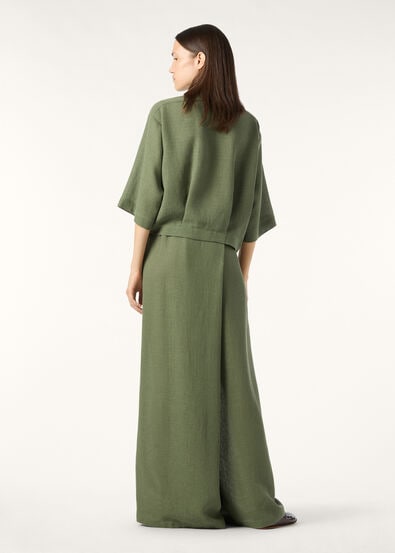 LIL LONG TROUSERS LIGHT LINEN CREPE