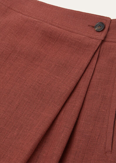 LIL LONG TROUSERS LIGHT LINEN CREPE