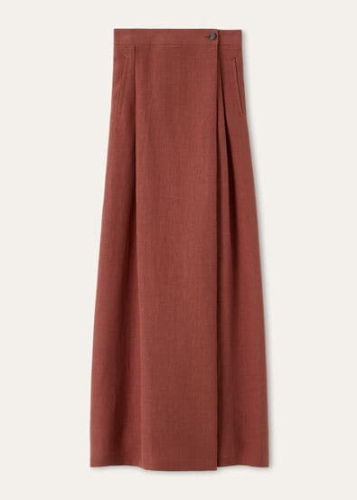 LIL LONG TROUSERS LIGHT LINEN CREPE