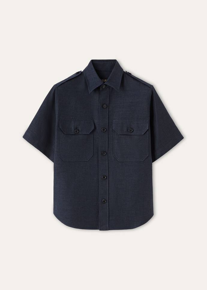 NEO ANNALISA SHIRT STRUCTURED LINEN WOOL_FAQ6559_W000_5