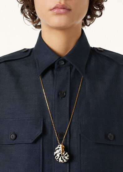 NEO ANNALISA SHIRT STRUCTURED LINEN WOOL