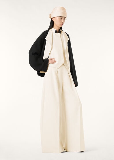 KHOL VEST CANVAS LINEN FLOWER