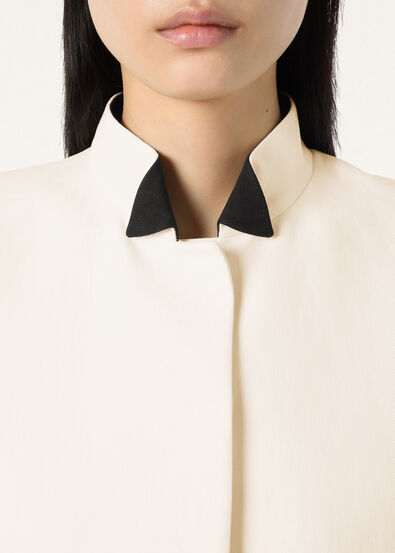 KHOL VEST CANVAS LINEN FLOWER