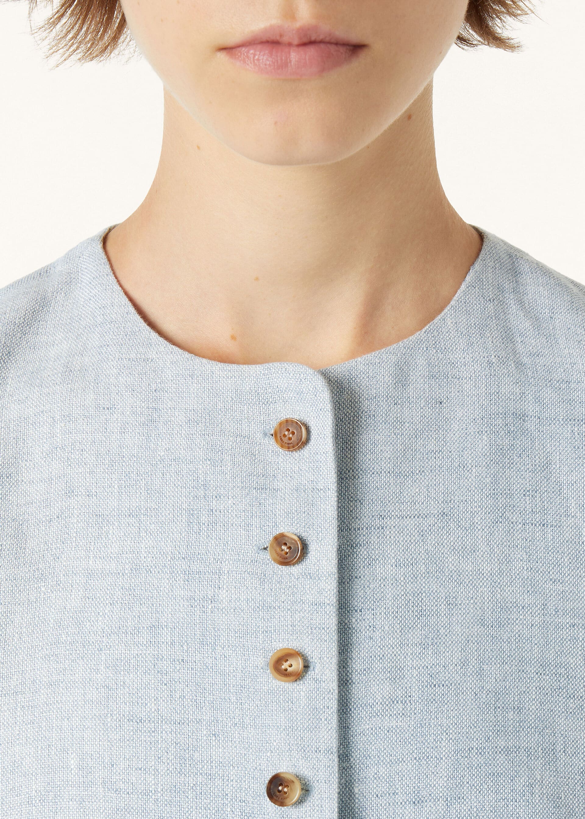 CORALLINE SS SHIRT HOLLAND LINEN