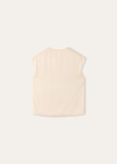 SELENA SS SHIRT DOUBLE SATIN