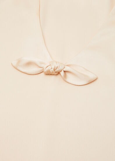 SELENA SS SHIRT DOUBLE SATIN