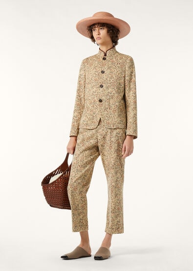 RAYKA TROUSERS FLEUR'S D'AUTREFOIS COT CANV