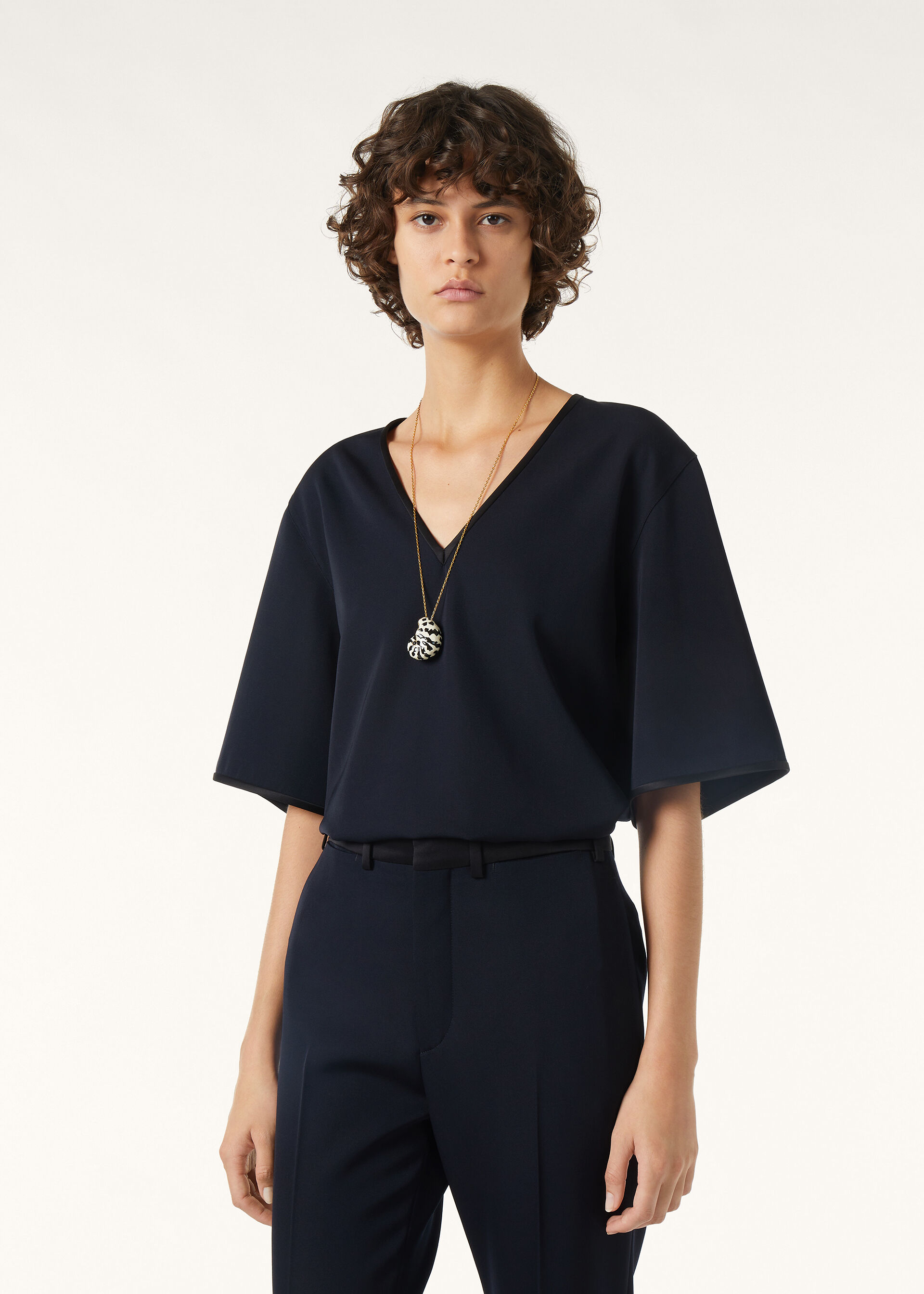 LILLIE SS SHIRT GRAIN DE POUDRE LIGHT