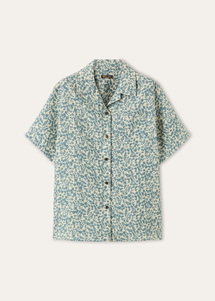 ISOBLE SS SHIRT JANE FLOWERS LINEN_FAQ6708_T1YQ_5