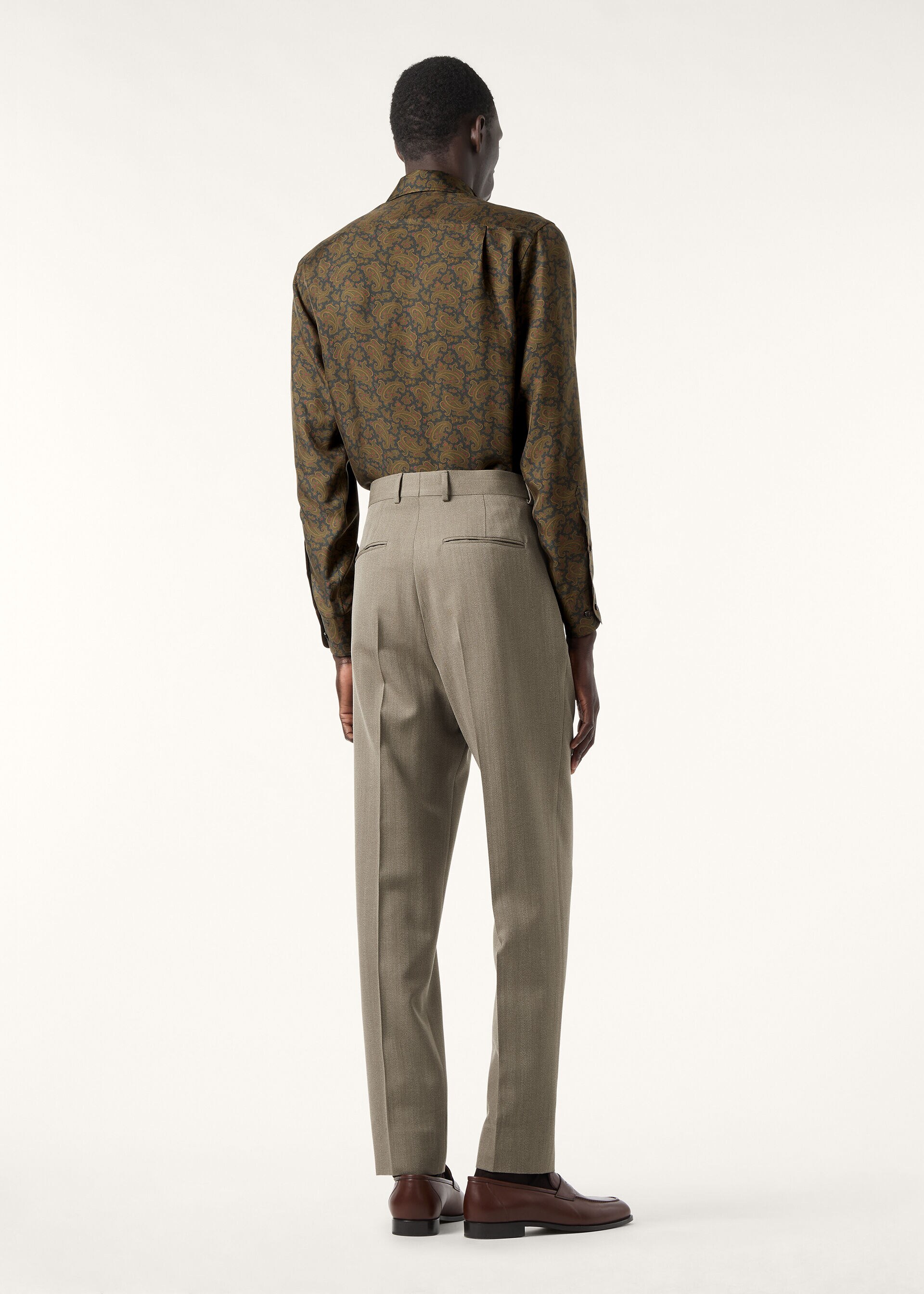 ANDRE' SHIRT AF ROYAL PAISLEY OVERDYED