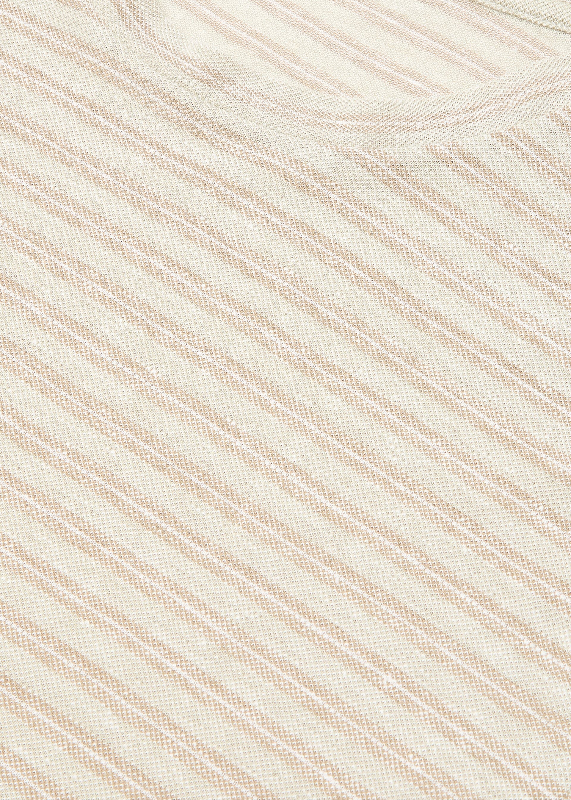 PINE T-SHIRT COTTON LINEN MICRO STRIPES