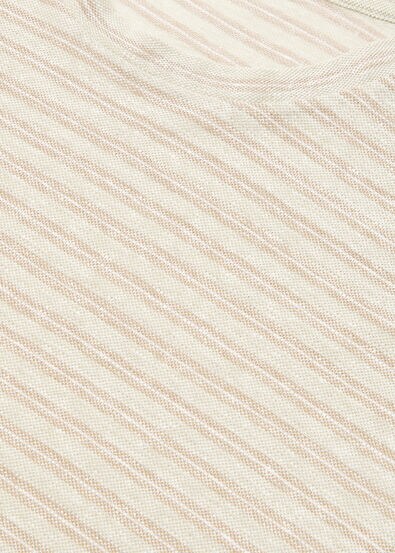 PINE T-SHIRT COTTON LINEN MICRO STRIPES