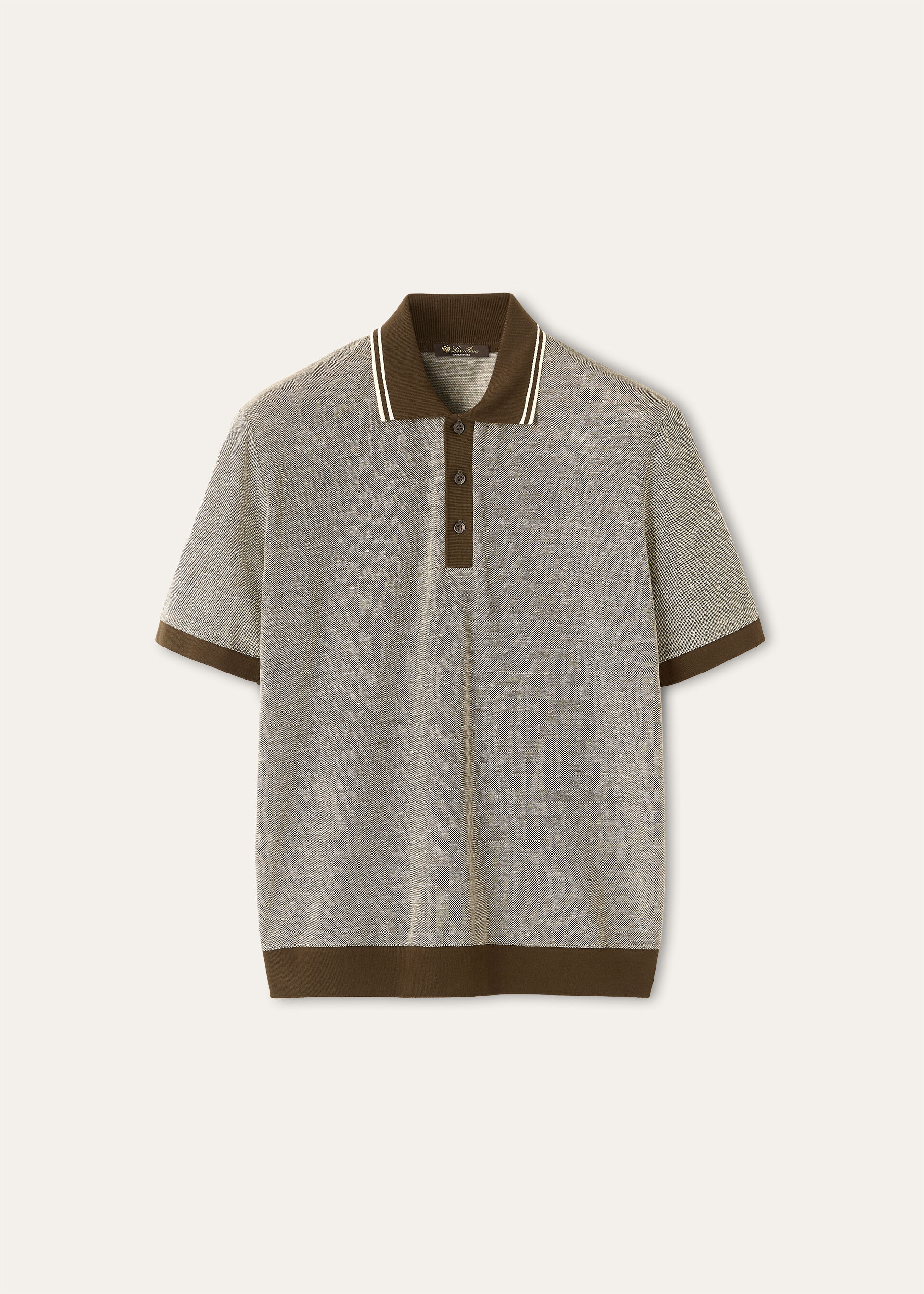 SCIABECCO POLO COTTON LINEN PIQUE