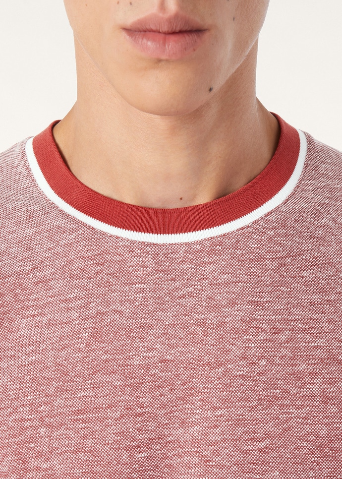 SCIABECCO T-SHIRT COTTON LINEN PIQUE_FAQ6793_R0GG_2