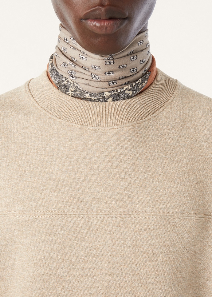 MIZORAM CREW NECK SWEATSHIRT COTTON FLEECE JASPE_FAQ6797_D15E_2