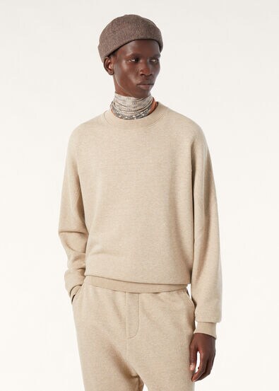 MIZORAM CREW NECK SWEATSHIRT COTTON FLEECE JASPE