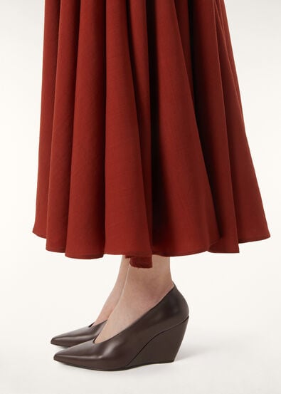 VIOLA HIGH WEDGE PUMP H80 LUXURY CALF