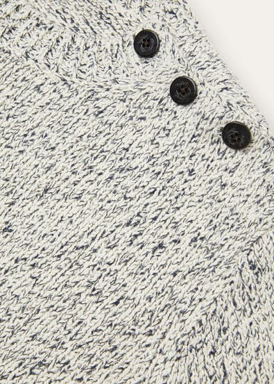 GOLETTA HALFNECK SWEATER COTTON GG 3