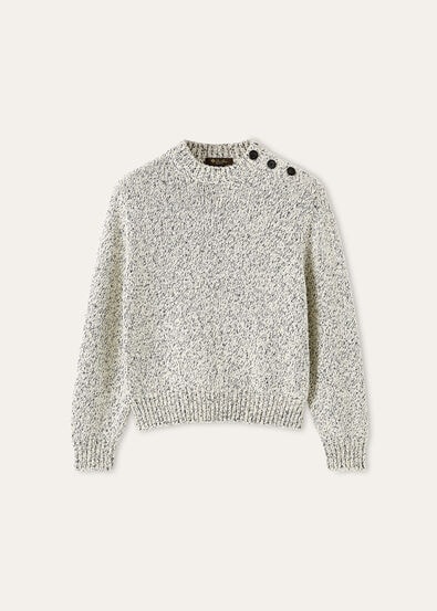 GOLETTA HALFNECK SWEATER COTTON GG 3