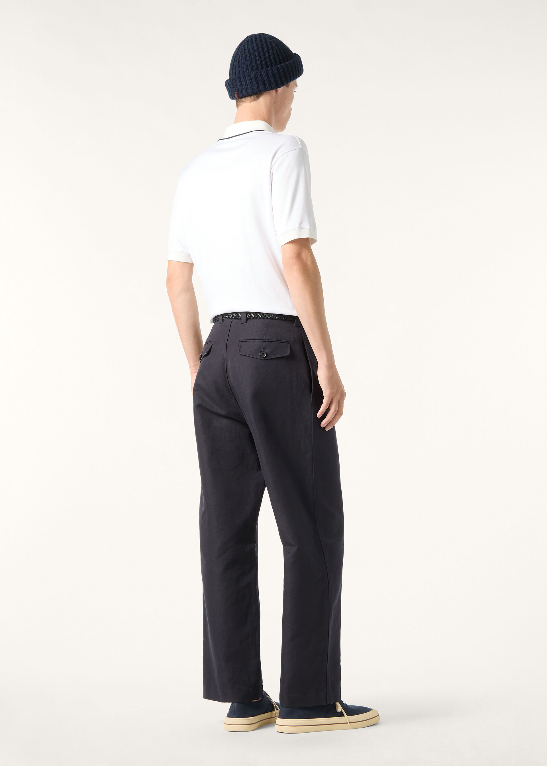 TREMEZZO POLO BUTTONLESS SEA ISLAND INTERLOCK