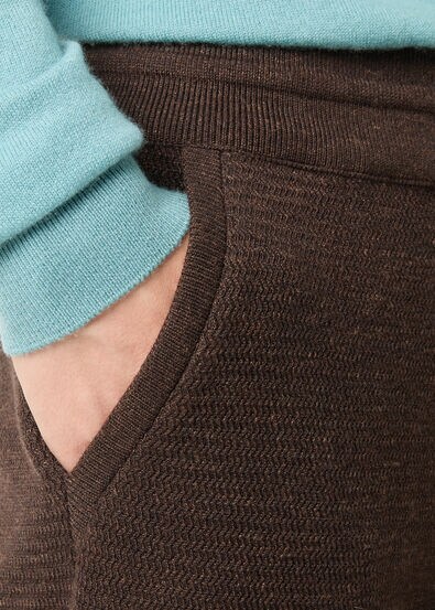 GOKARNA PANTS WOOL SILK LINEN WAVE