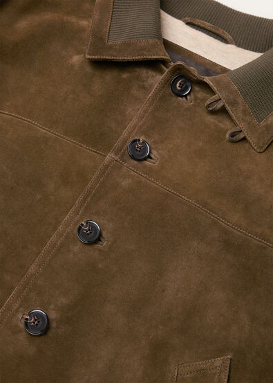 MAREMMA BOMBER PORTOBELLO SUEDE