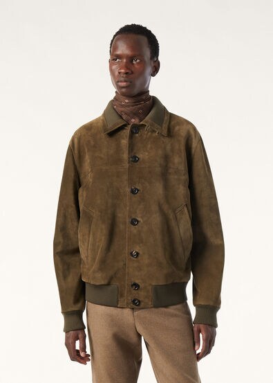 MAREMMA BOMBER PORTOBELLO SUEDE